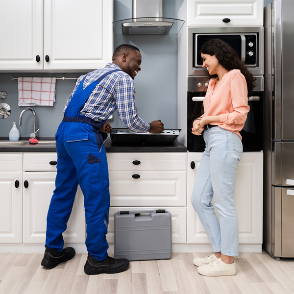 can you provide an estimate for cooktop repair before beginning any work in Thornton IA